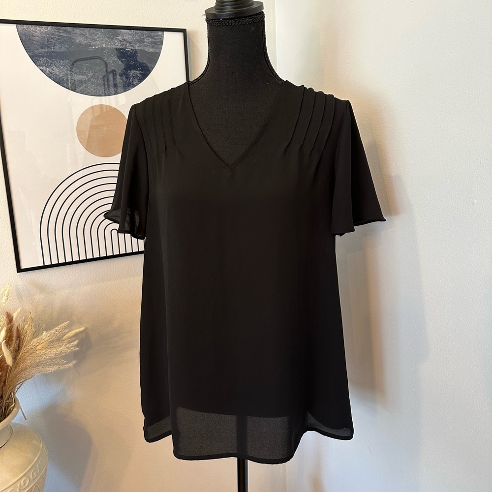 Black Dress Blouse